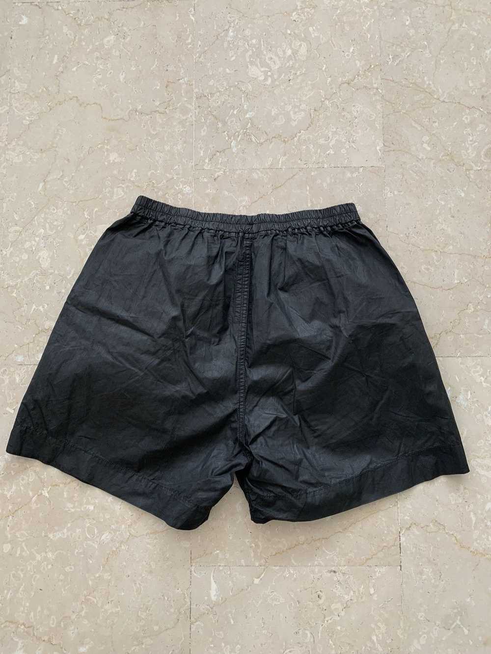 Rick Owens Drkshdw Waxed lightweight cotton shorts - image 6
