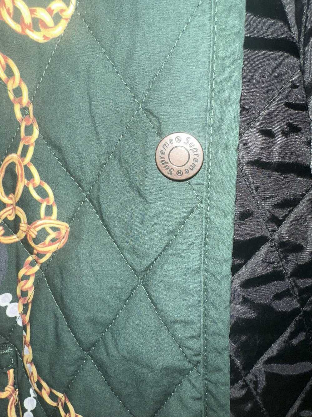 Supreme Supreme Chains Quilted Jacket green - image 5