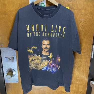 Band Tees × Vintage Vintage 1990s Yanni Live at t… - image 1