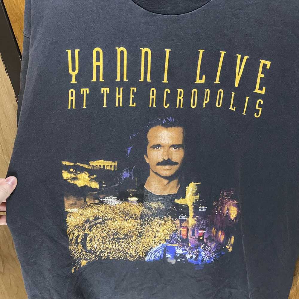 Band Tees × Vintage Vintage 1990s Yanni Live at t… - image 2