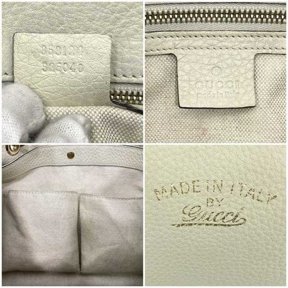 Gucci Gucci 2-way Boston bag White Bamboo 353124 … - image 10