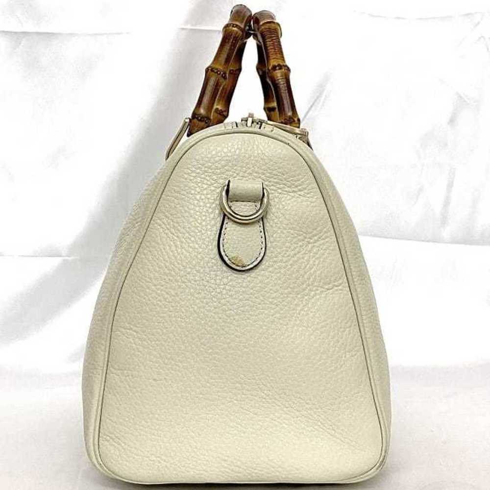 Gucci Gucci 2-way Boston bag White Bamboo 353124 … - image 4