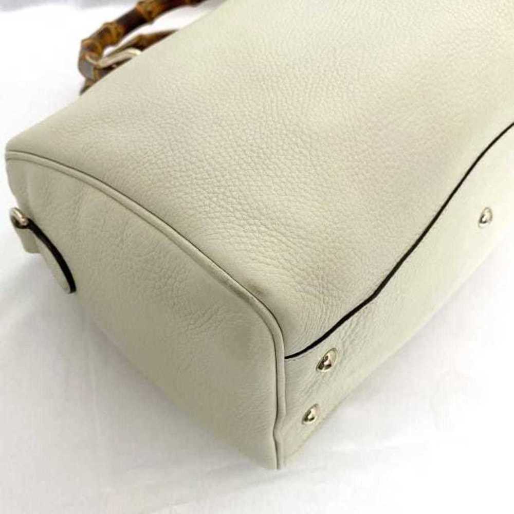 Gucci Gucci 2-way Boston bag White Bamboo 353124 … - image 7