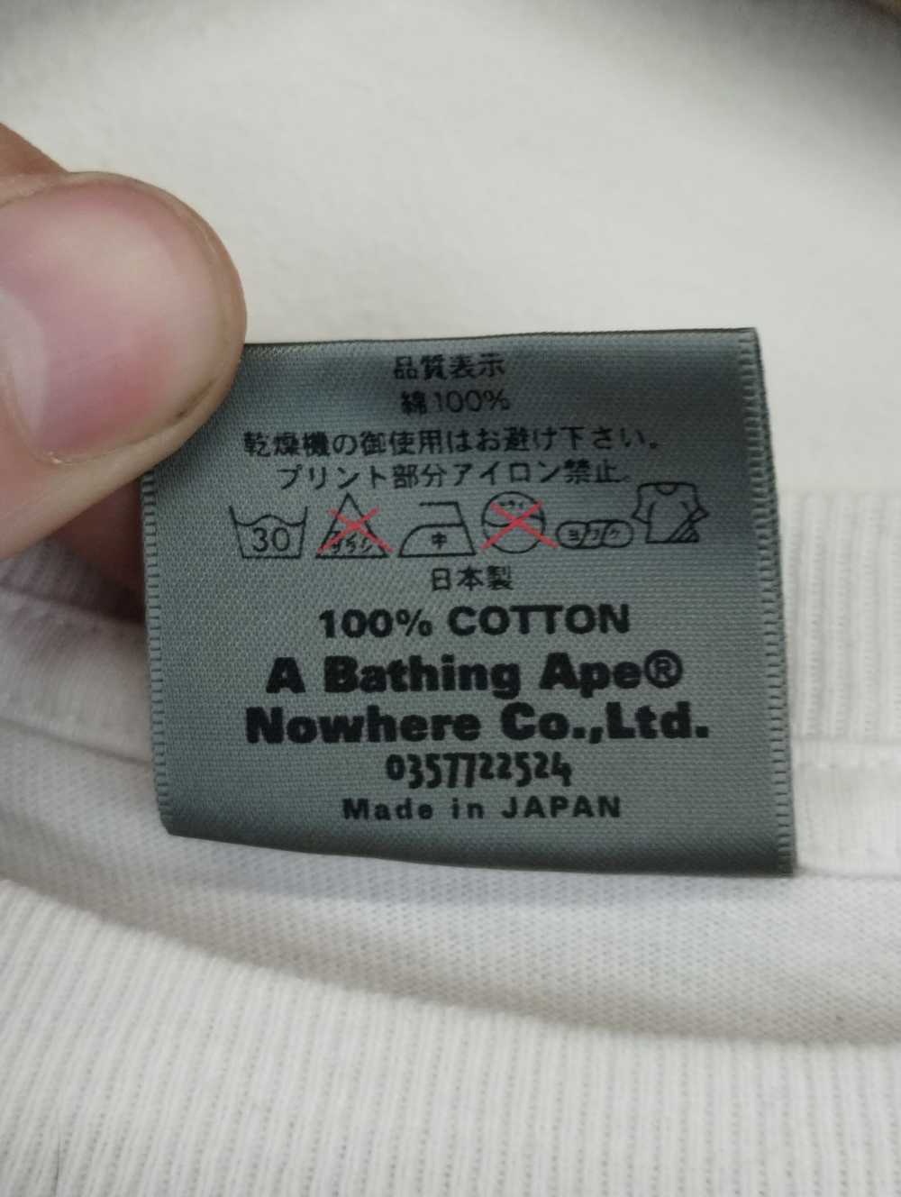 Bape × Japanese Brand × Streetwear Bape Footsole … - image 4