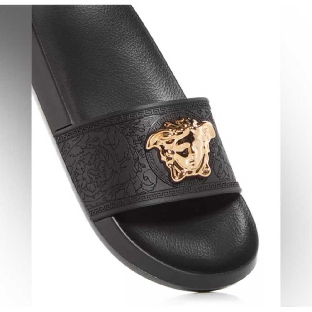 Versace Leather sandal - image 3