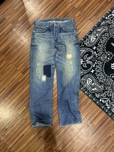 Visvim Visvim Fluxus05 Damaged Crash Denim Jeans F