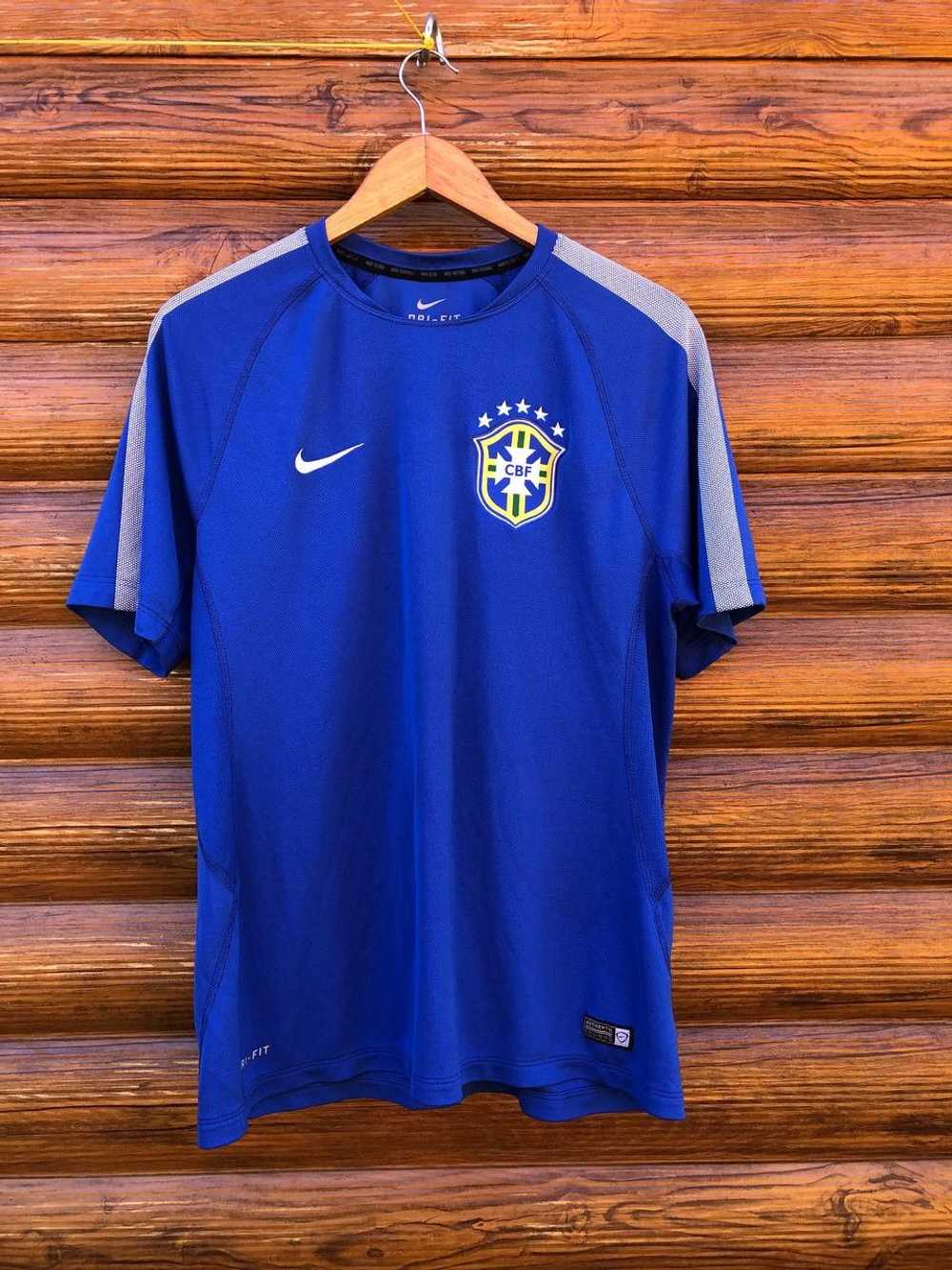 Nike × Soccer Jersey × Sportswear Vintage Nike Br… - image 1