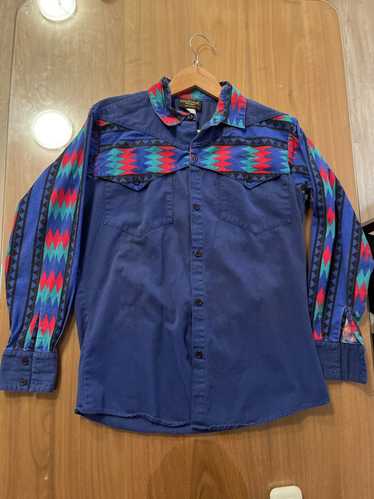 Vintage Funky Western Button Down - image 1