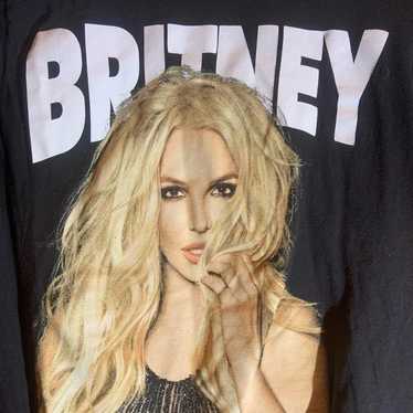 Designer Britney spears small black graphic vinta… - image 1