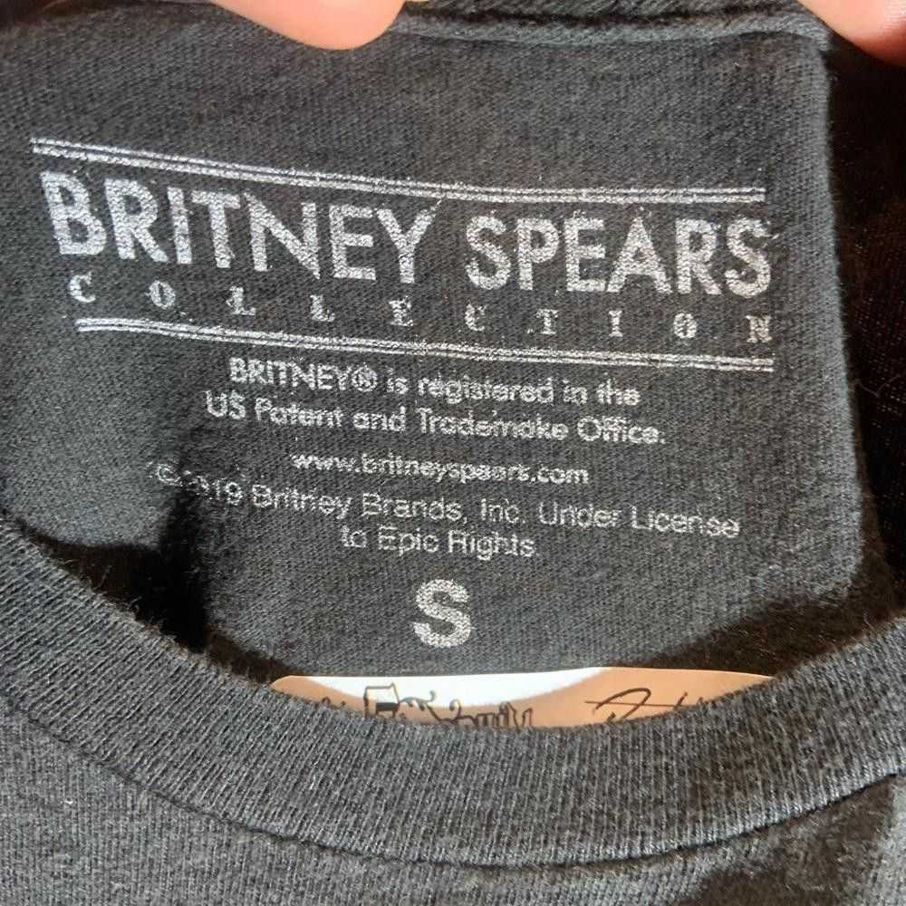 Designer Britney spears small black graphic vinta… - image 3