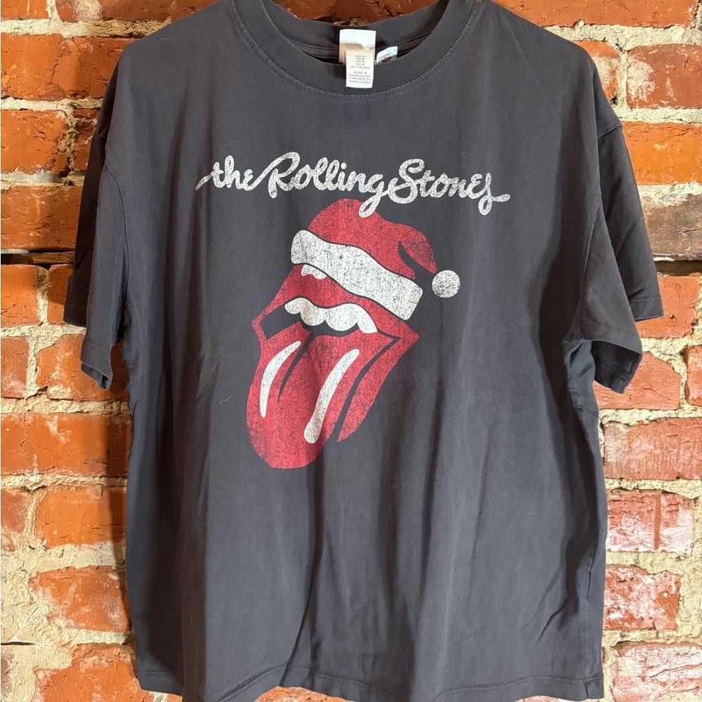 Designer Rolling Stones medium black graphic vint… - image 2