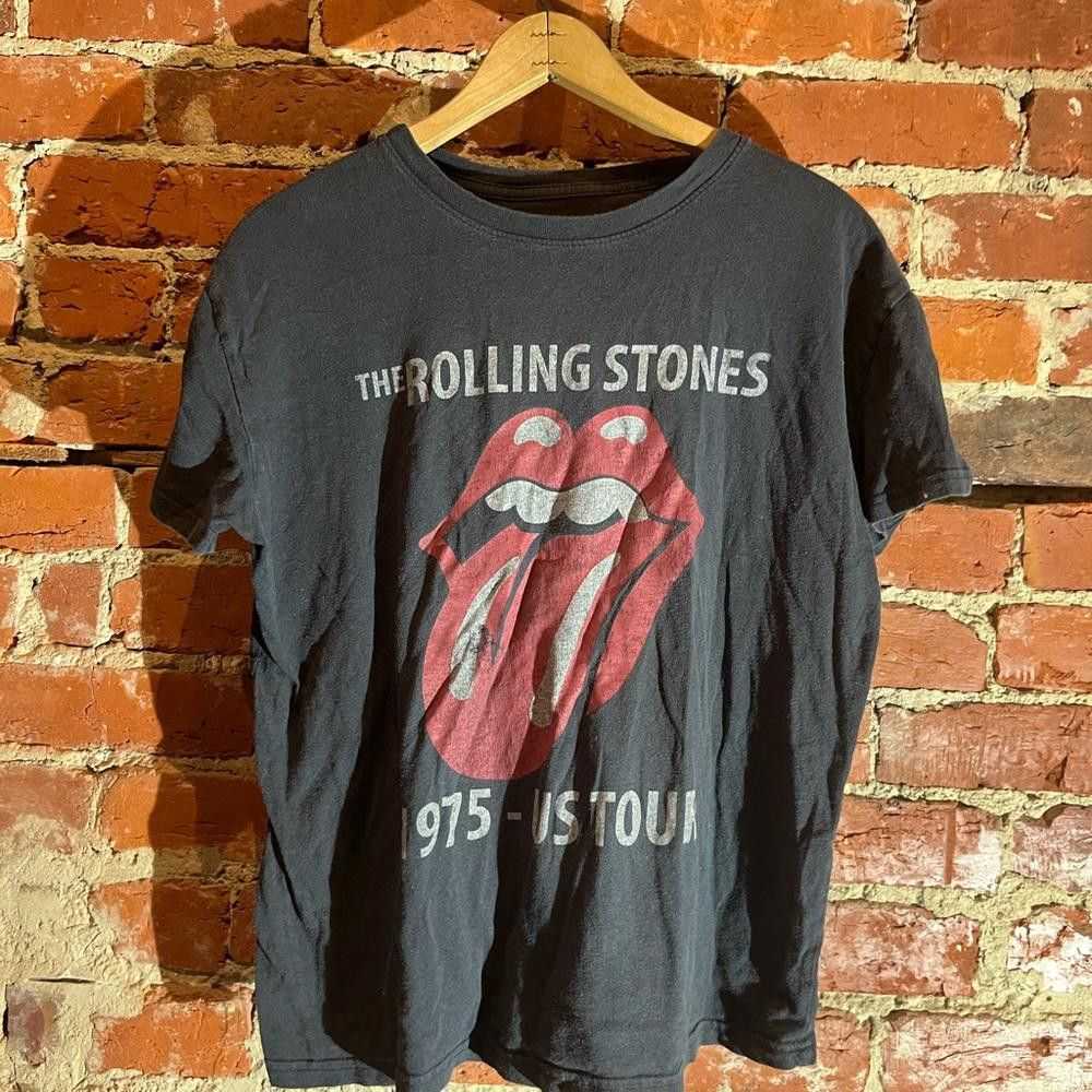 Designer Rolling Stones large black graphic vinta… - image 2