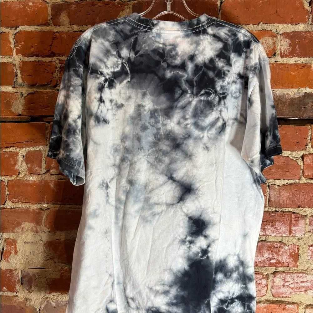 Designer Tupac large black and white tie dye grap… - image 3