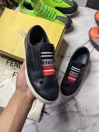 Fendi Fendi low top nylon strap sneaker