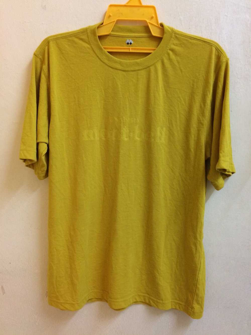 Montbell Montbell Yellow Mustard T Shirt - image 1