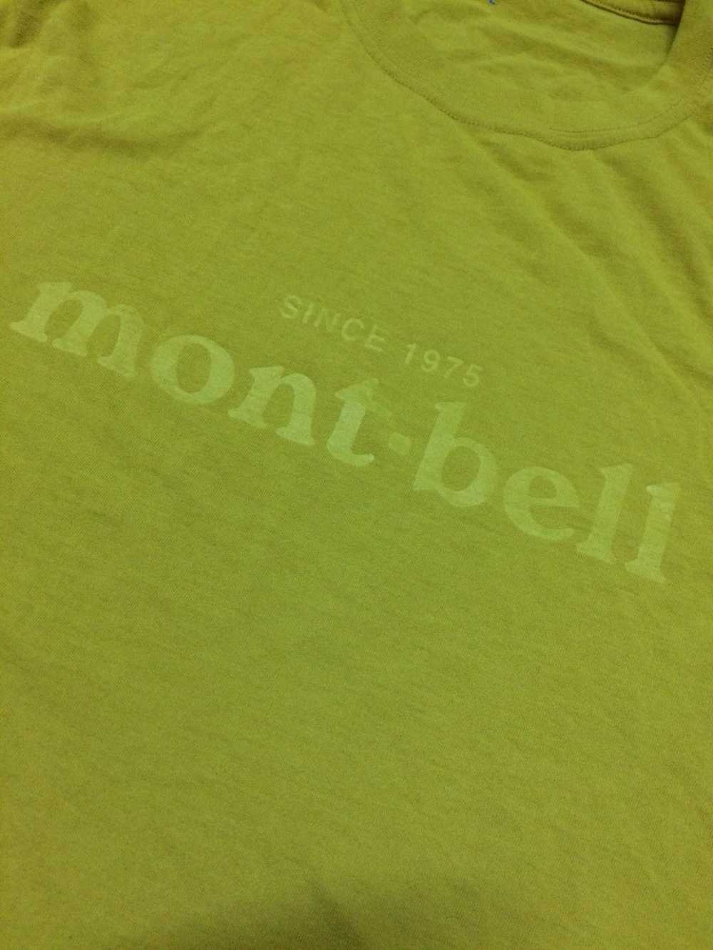 Montbell Montbell Yellow Mustard T Shirt - image 3