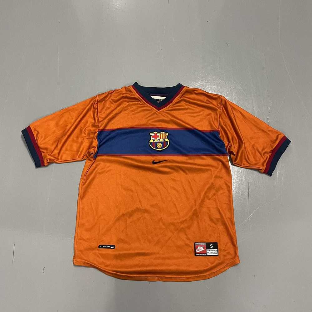 Nike × Vintage Vintage 1999 Barcelona Third Socce… - image 1