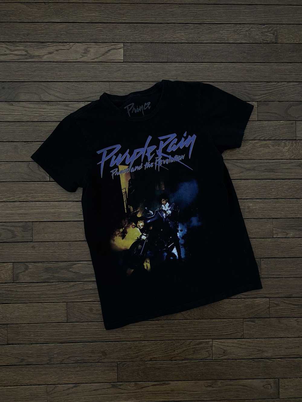 Vintage Prince Purple Rain Revolution Black Tee M… - image 1