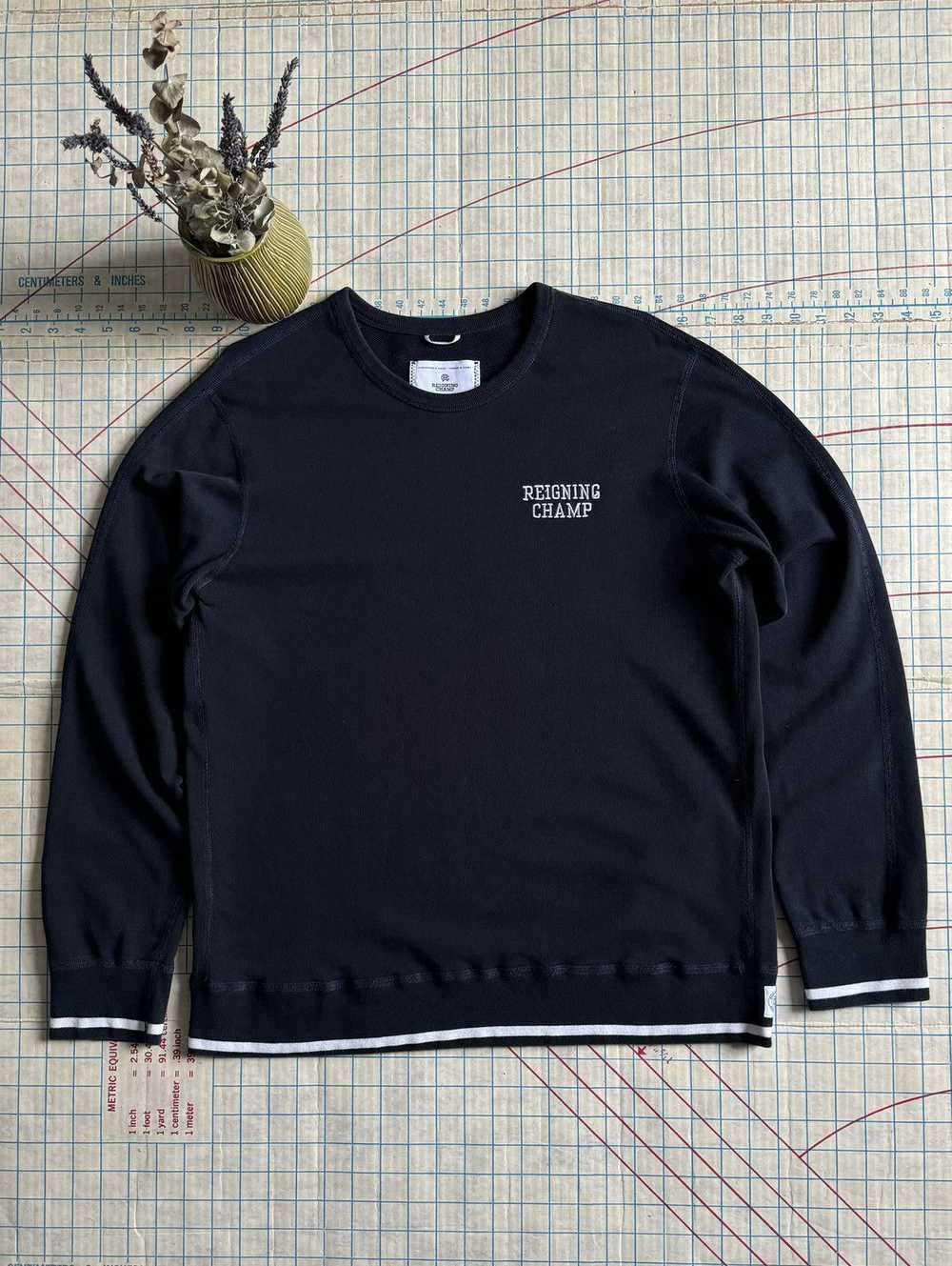 Reigning Champ Reigning Champ Dark Navy Crewneck … - image 2