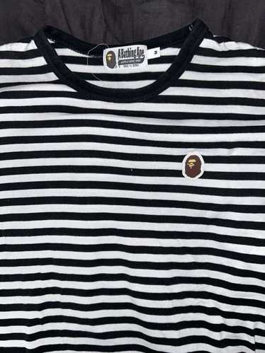 Bape One Point Striped Tee