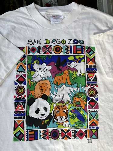 Animal Tee × Vintage Vintage San Diego Zoo Endang… - image 1