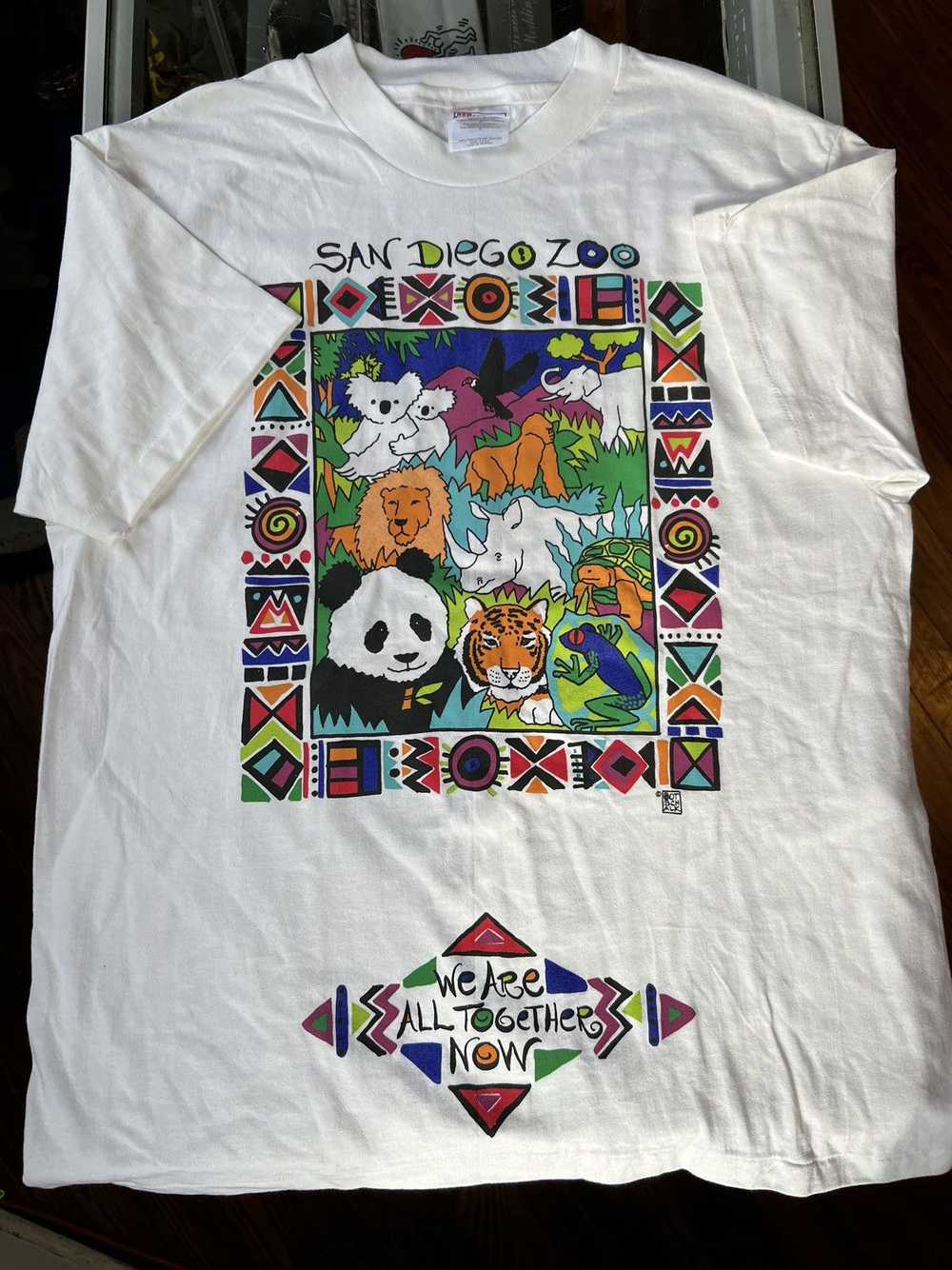 Animal Tee × Vintage Vintage San Diego Zoo Endang… - image 3