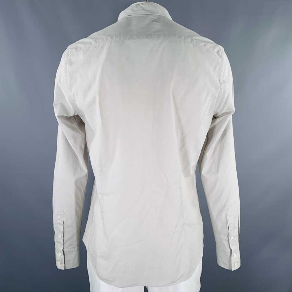 Other Grey Cotton Patch Pockets Long Sleeve Shirt - image 4