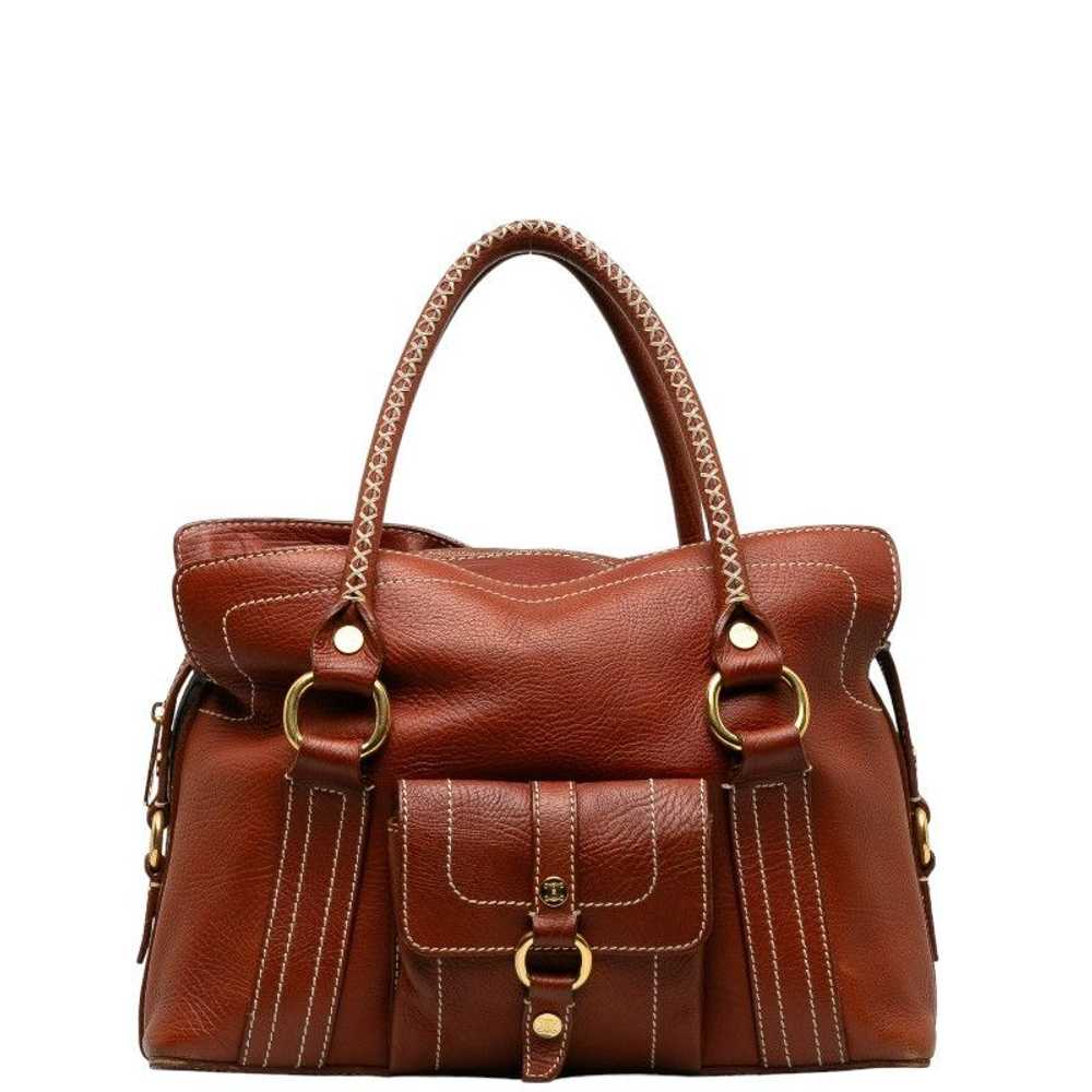 Celine Celine Leather Boogie Bag Leather Handbag … - image 1