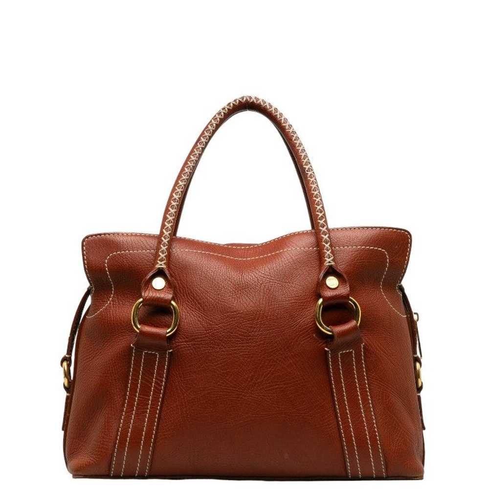 Celine Celine Leather Boogie Bag Leather Handbag … - image 3