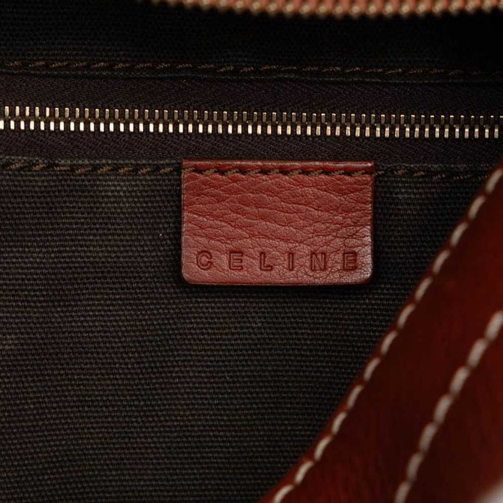 Celine Celine Leather Boogie Bag Leather Handbag … - image 9