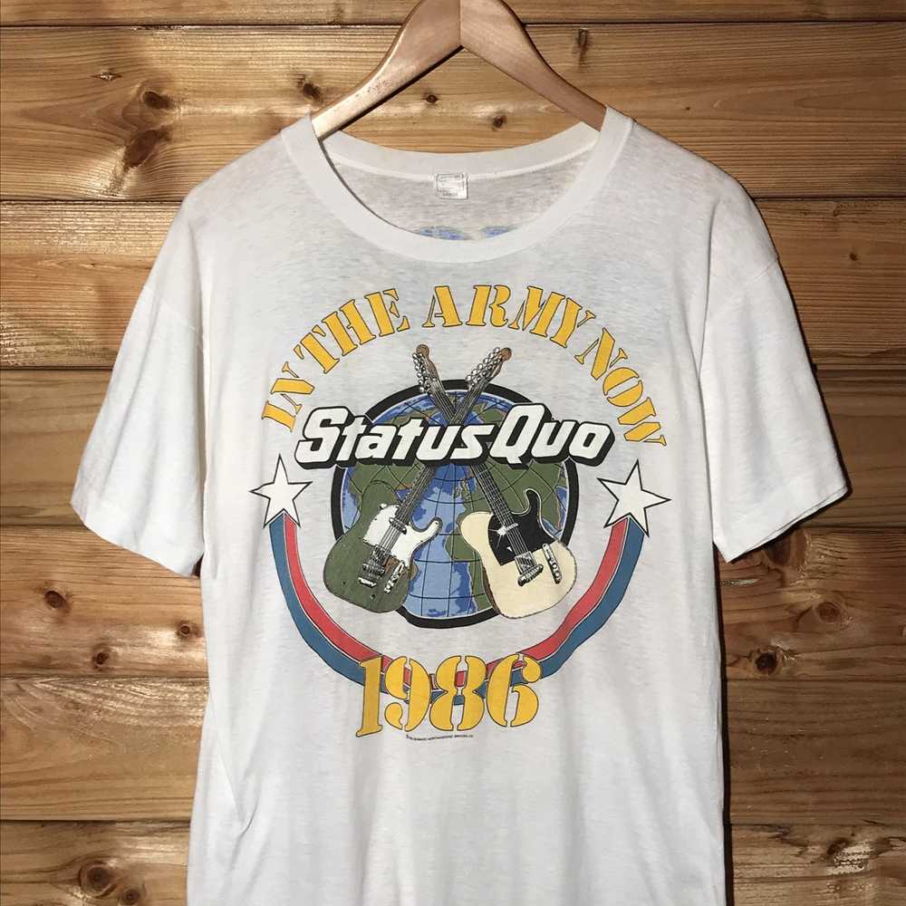 Band Tees × Tour Tee × Vintage 1986 Status Quo In… - image 3