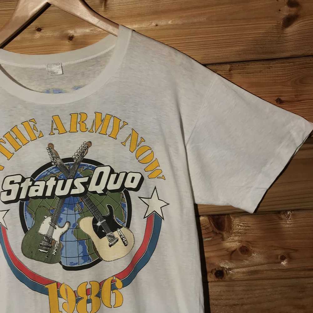 Band Tees × Tour Tee × Vintage 1986 Status Quo In… - image 4