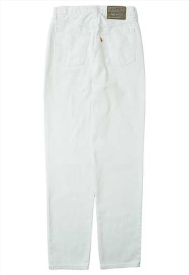 Vintage Levis 881 White Jeans Womens