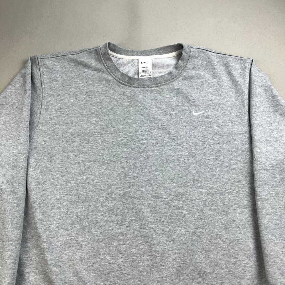 Nike Nike Sweatshirt XL Gray Dri-Fit Swoosh Logo … - image 2