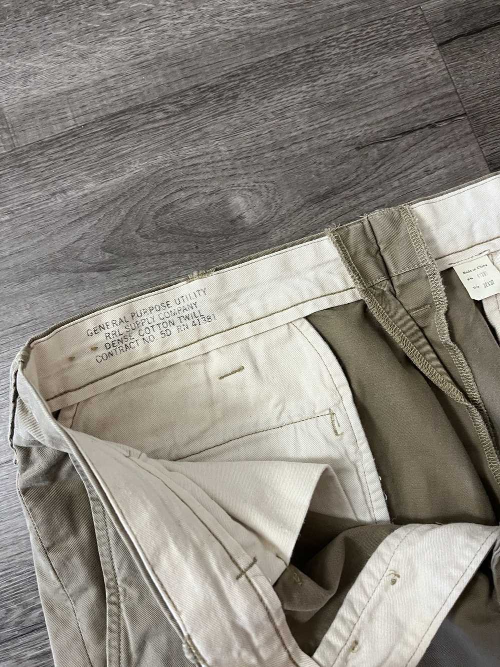 RRL Ralph Lauren RRL Field Chino Utility Pants Tr… - image 6