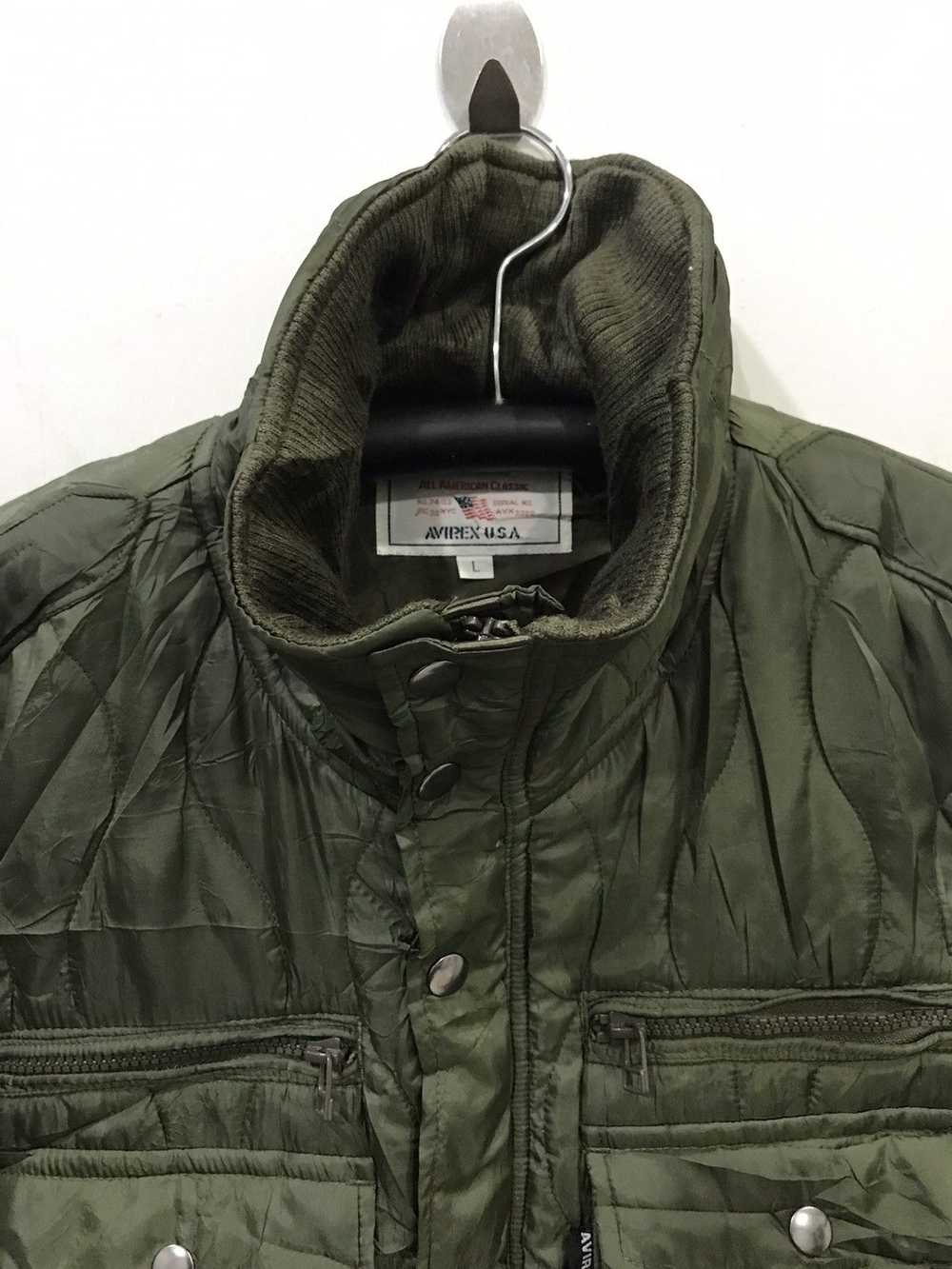 Avirex × Military AVIREX Quilted Light Nylon Miki… - image 2