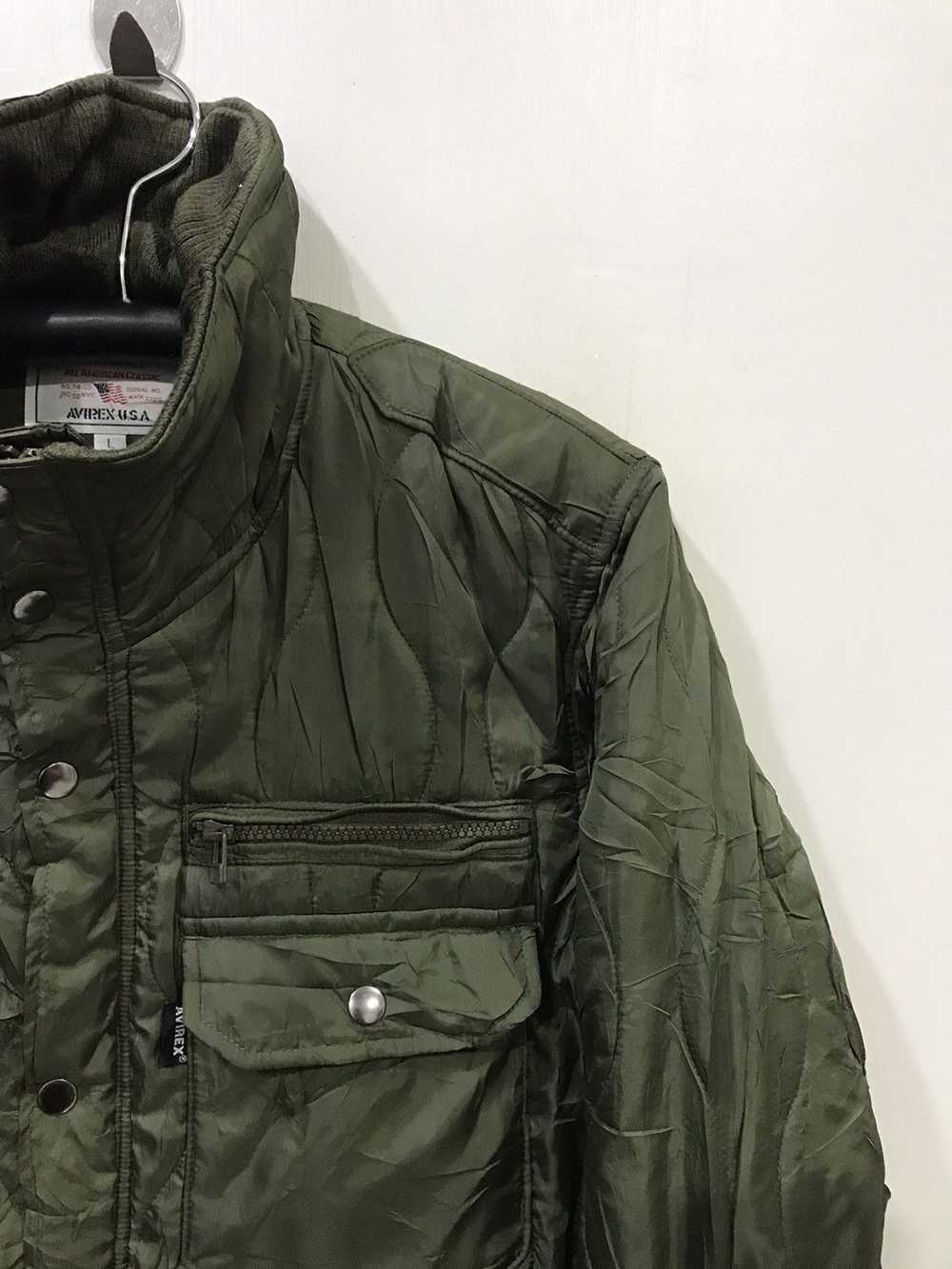 Avirex × Military AVIREX Quilted Light Nylon Miki… - image 3