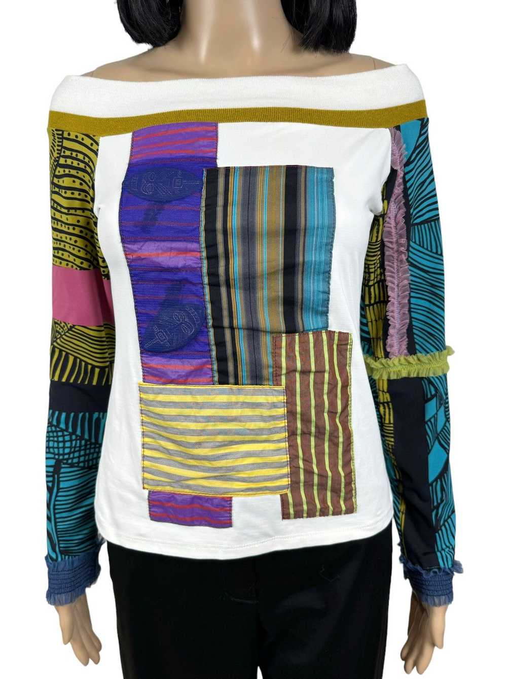 Designer Save the Queen Multicolor Longsleeve siz… - image 2