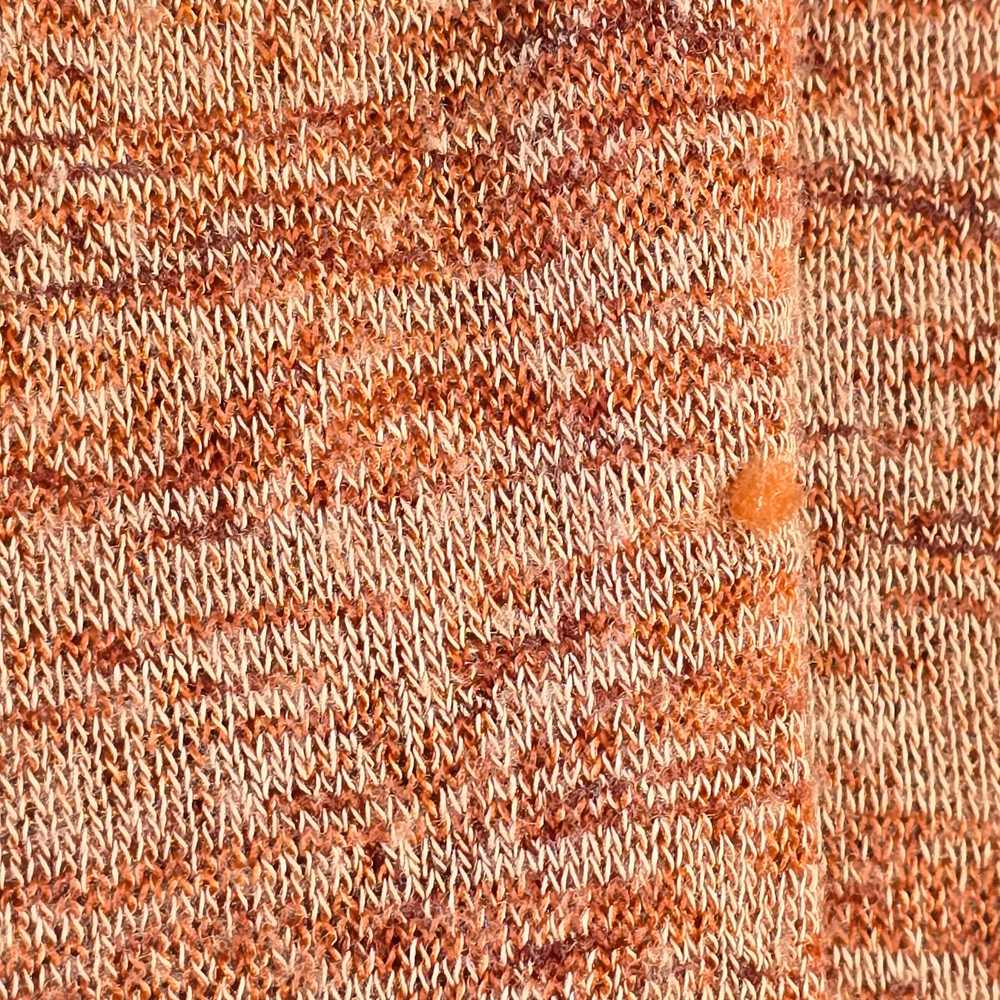 Notations Women Shirt Size XL Orange Knit Preppy … - image 7