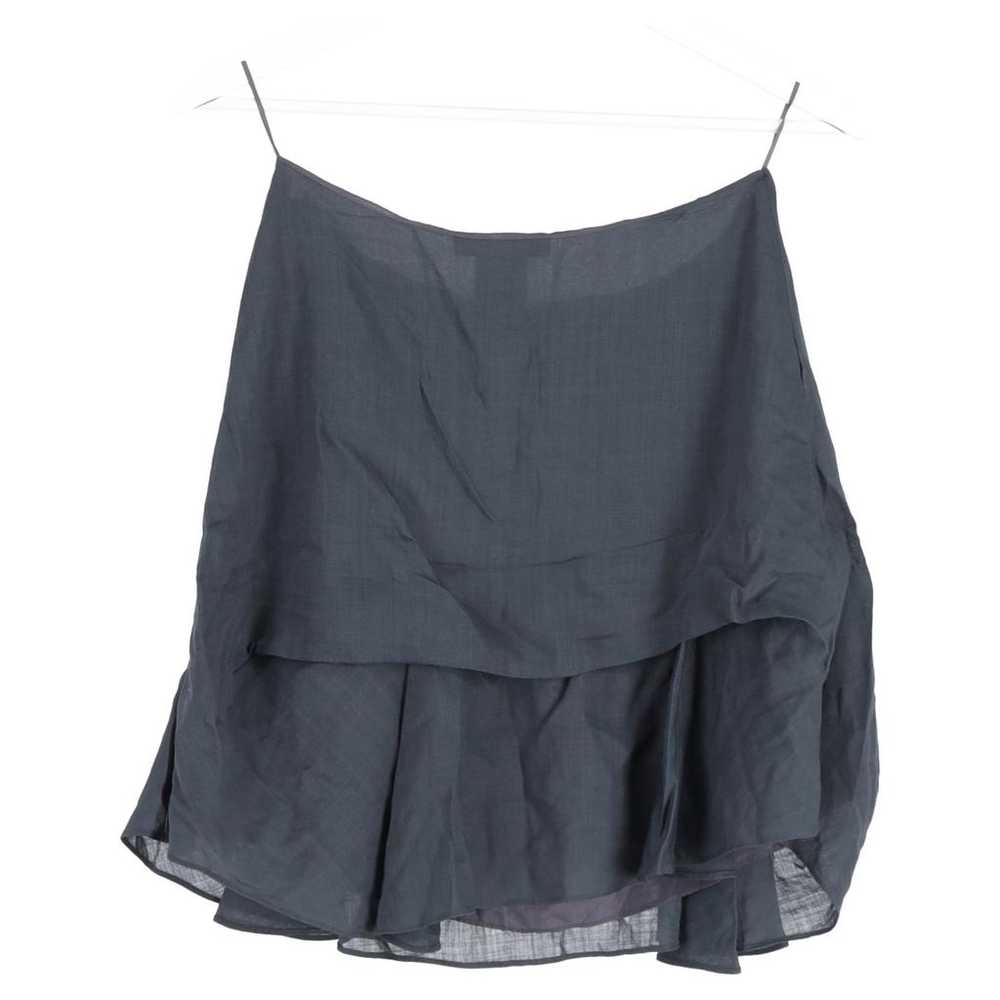 Chloé Linen mini skirt - image 5