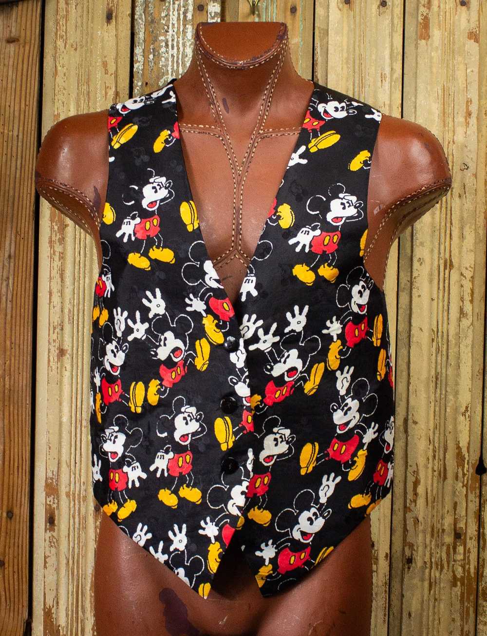 Nike × Vintage Vintage Mickey Mouse Vest 90s - image 1