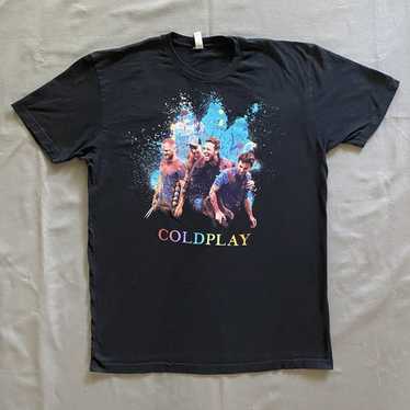 Coldplay large black t - Gem