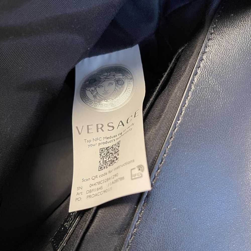 Versace La Medusa velvet handbag - image 10