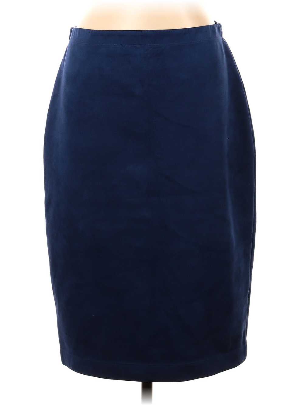 BCBGMAXAZRIA Women Blue Casual Skirt L - image 1