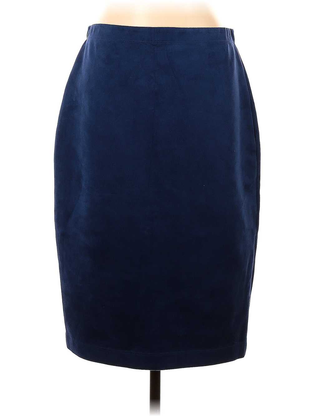 BCBGMAXAZRIA Women Blue Casual Skirt L - image 2