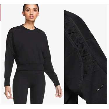 Nike Nike Laced Cropped Fleece Training Black Swe… - image 1