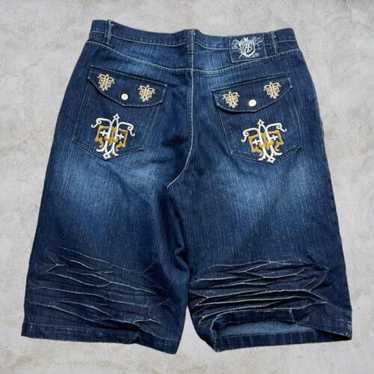 ruff ryders シャイニーデニム 新品未使用 VINTAGE RUFF RYDERS ラフライダーズ デニムショート