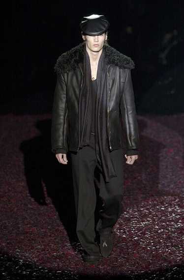 Gucci Shearling and Leather A/W '01 Coat