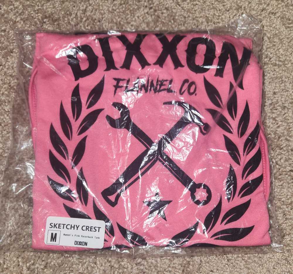 dixxon Women's Black Sketchy Crest Tank - Pink - image 4