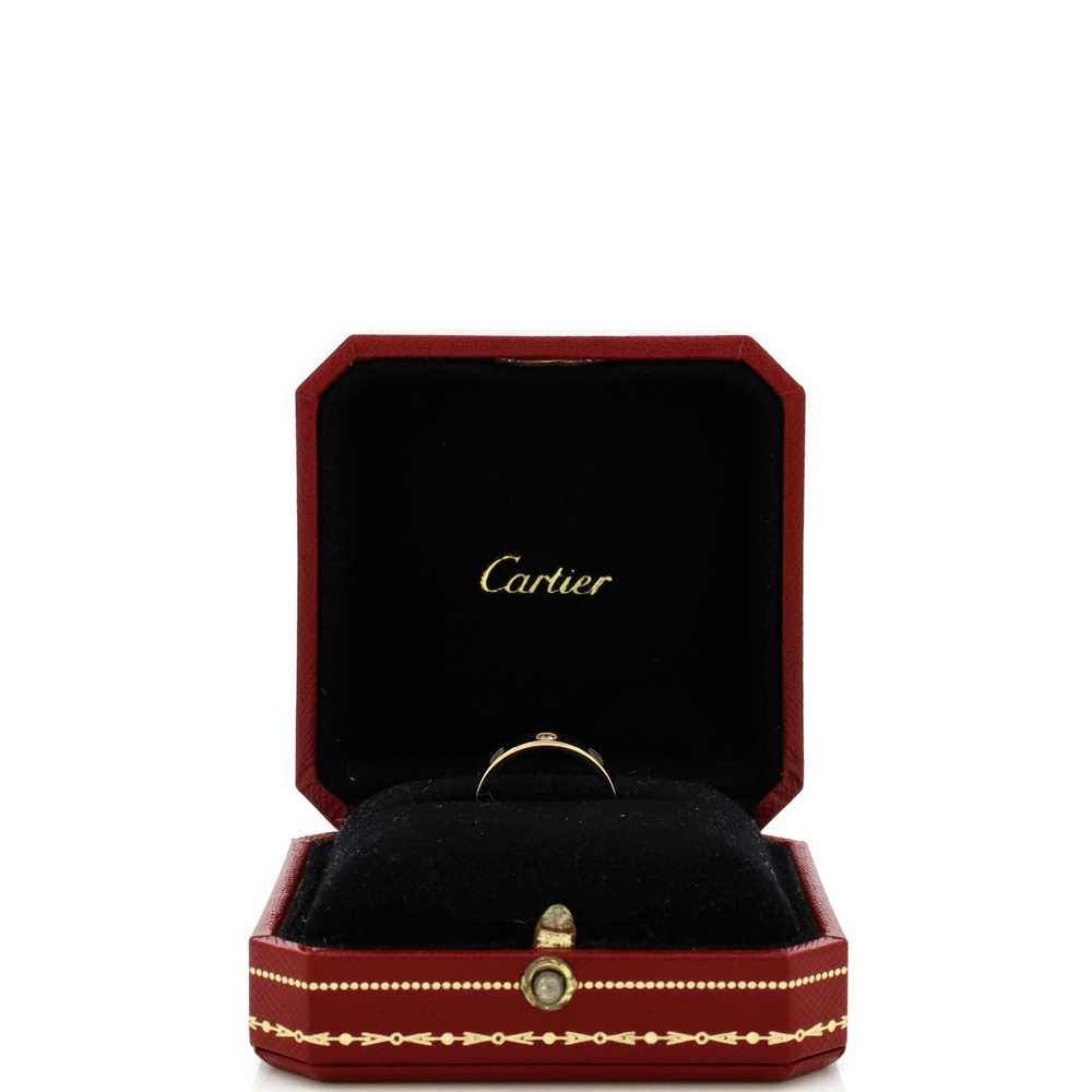 Cartier Love Wedding Band 1 Diamond Ring - image 2